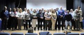 El "Santa Bárbara" clausura los actos de su cincuentenario y homenajea a los profesionales de la Gerencia de Puertollano jubilados este 2023
