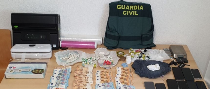 La Guardia Civil ha desarticulado un grupo criminal dedicado a la venta de droga en Ciudad Real y Toledo