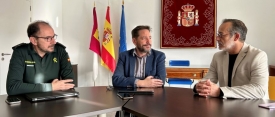 El subdelegado del Gobierno en Ciudad Real y el alcalde de Poblete refuerzan la colaboración institucional y abordan asuntos de seguridad ciudadana