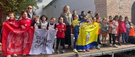 Patricia Saldaña muestra el compromiso de la Diputación con el deporte base en la final del Campeonato Provincial Escolar de Campo a Través