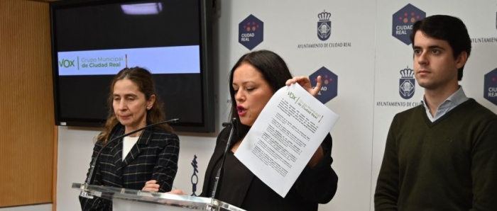 Vox presenta sus condiciones al alcalde de Ciudad Real para valorar una posible negociación de los Presupuestos 2026