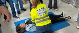Un taller de reanimación cardiopulmonar, primer fruto del acuerdo de colaboración entre la Gerencia de Puertollano y el IES Dámaso Alonso